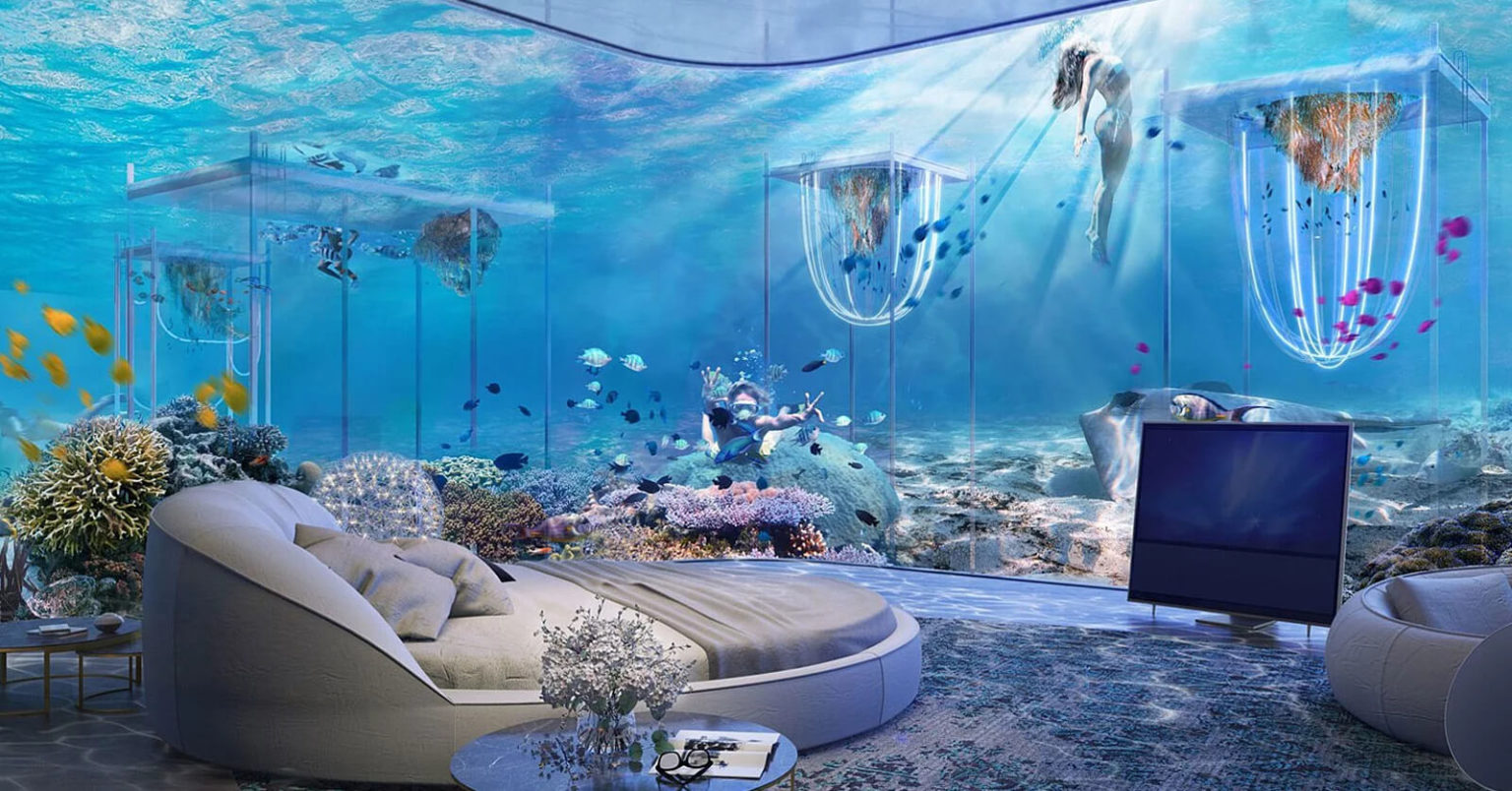 tour of underwater hotel